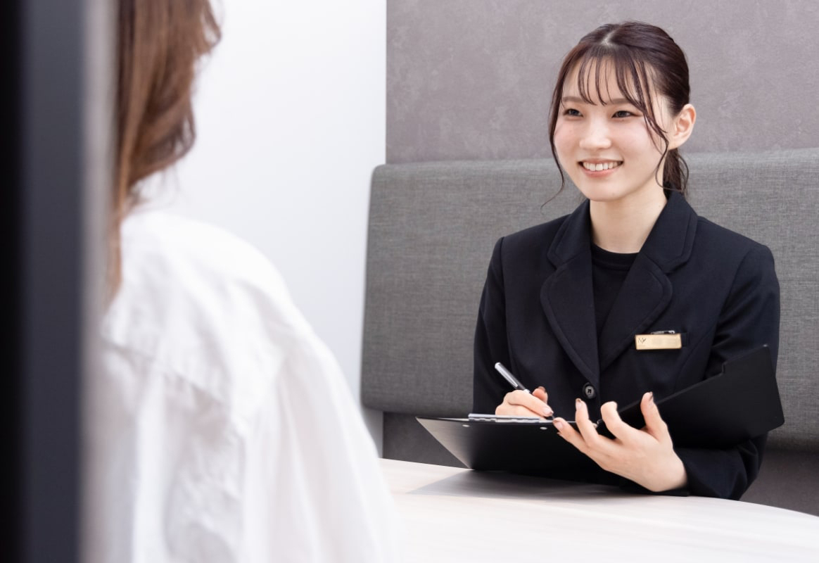お客様との相談風景